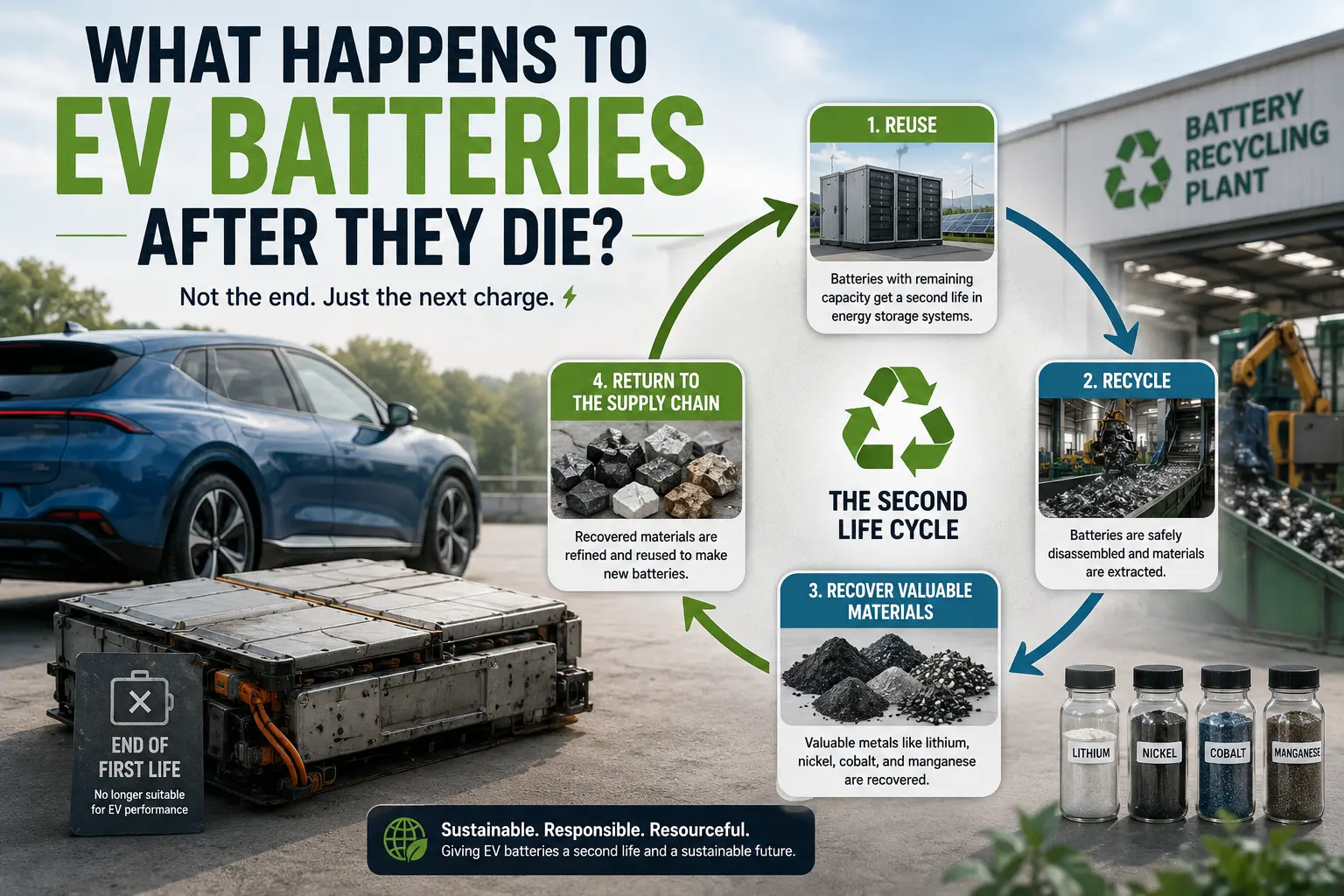 What Happens to EV Batteries After They Die?